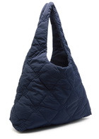 Damson Madder Roisin Quilted Hobo bag - Navy - One Size