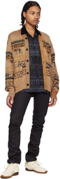 sacai Beige Eric Haze Edition Cardigan