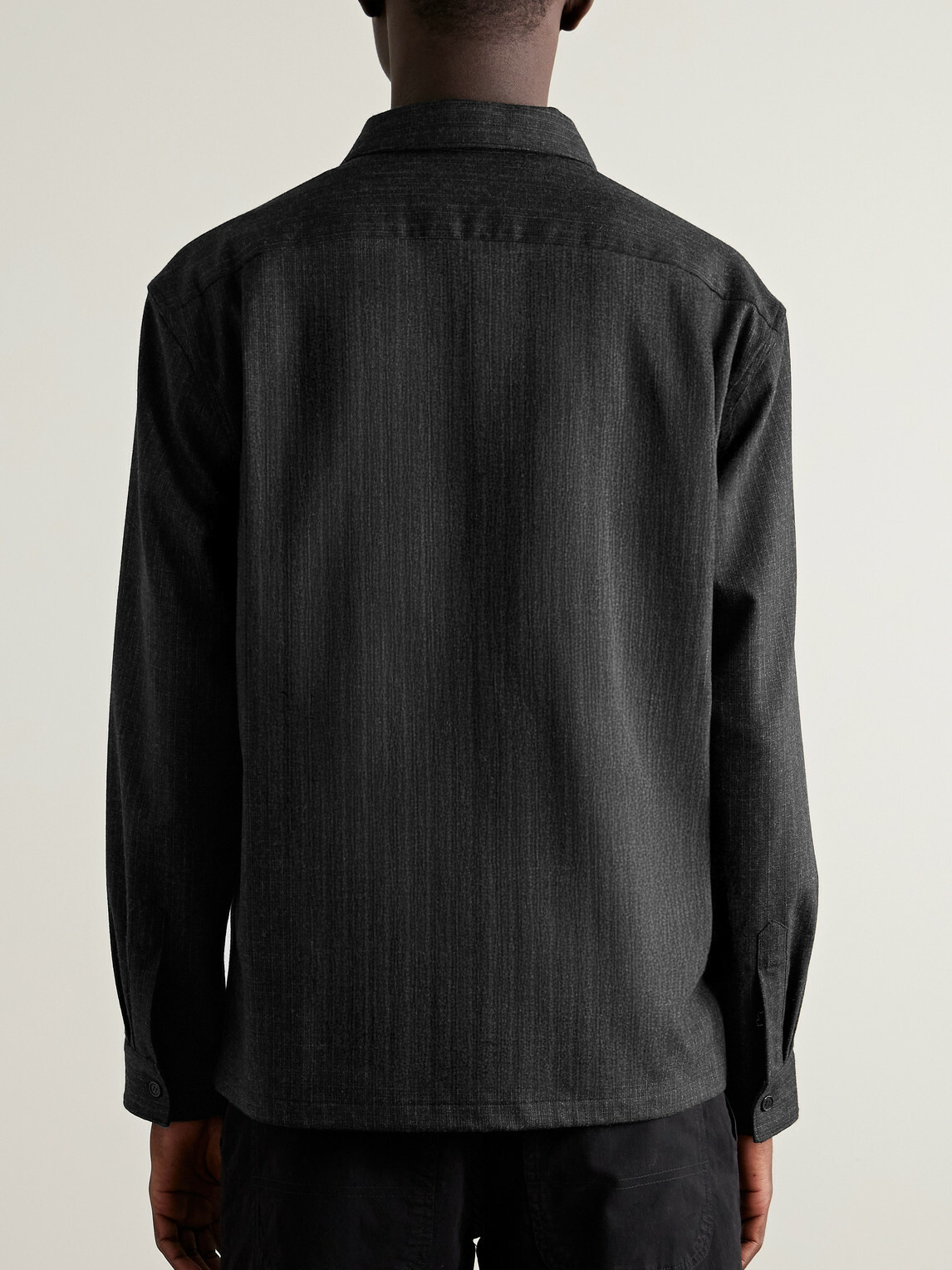 Nili Lotan - Evander Cotton and Linen-Blend Overshirt - Gray