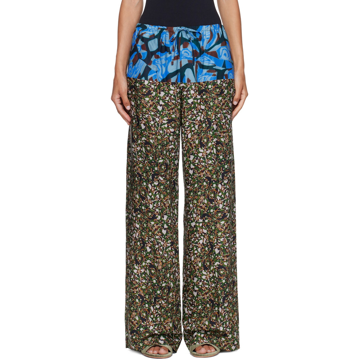 Dries Van Noten Multicolor Purvis Long Lounge Pants