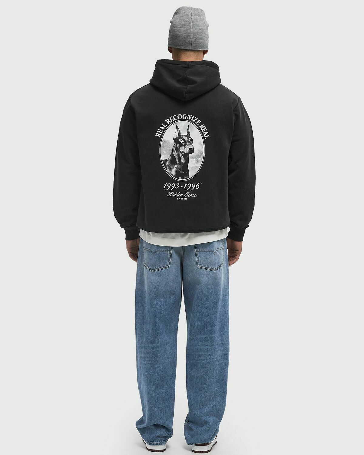 BSTN Brand Westcoast Hoodie Black Mens Hoody