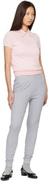 Sandy Liang Gray Long Jane Leggings