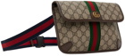 Gucci Brown Small Ophidia GG Belt Bag