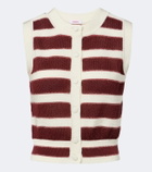 Eres Divergent striped cotton-blend top