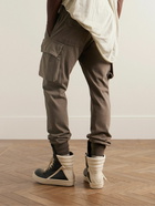 DRKSHDW by Rick Owens - Mastodon Slim-Fit Tapered Cotton-Jersey Sweatpants - Neutrals