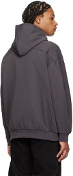 ATTACHMENT Gray Paneled Hoodie