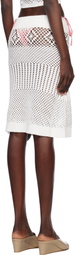Frankies Bikinis White Orchard Crochet Midi Skirt