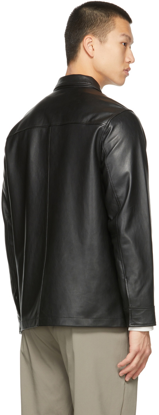 Theory lambskin leather jacket sale