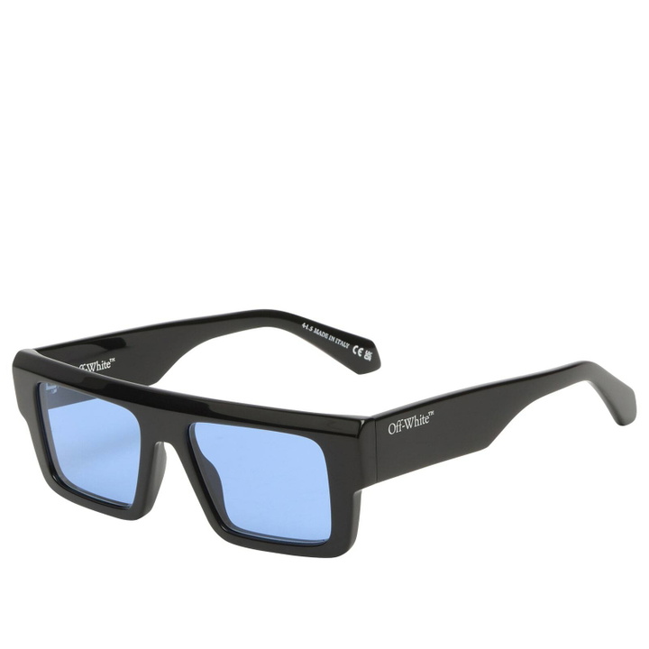 Photo: Off-White Sunglasses Minneapolis Sunglasses in Black/Blue 