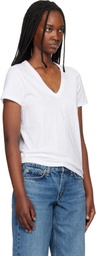 rag & bone White 'The Slub Vee' T-shirt