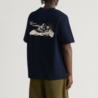 Café Mountain Men's Legacy T-shirt in Navy