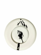 SERAX - Set Of 2 Artichoke Black & White Plates