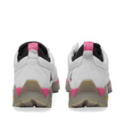 ROA Men's Double Neal Mesh Hiking Sneakers in White/Pink