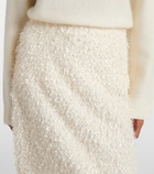 Vince Fringed midi skirt