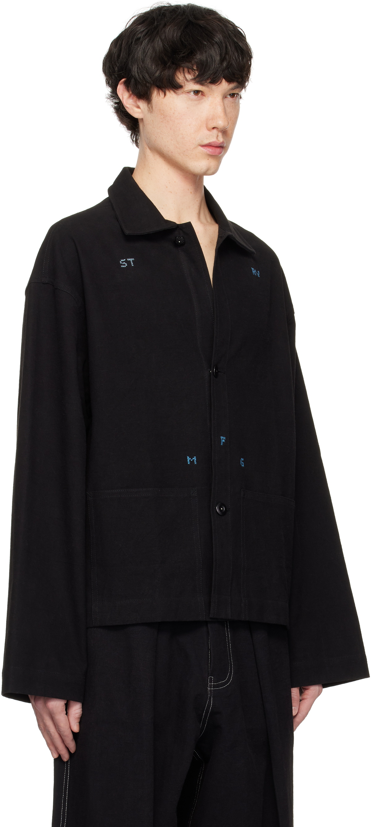 Story mfg. Black Short On Time Jacket Story Mfg.