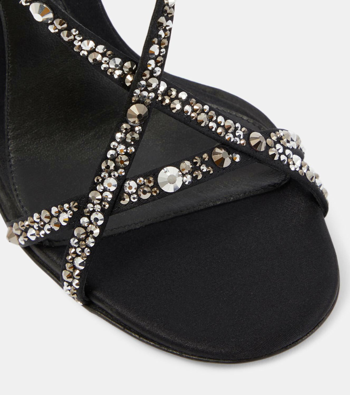 Alexander McQueen Twisted Armadillo embellished sandals