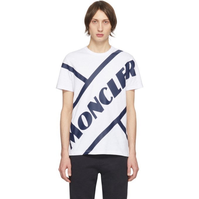 Photo: Moncler White Tennis Logo T-Shirt