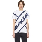 Moncler White Tennis Logo T-Shirt