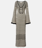 Bananhot Rey crochet cotton-blend maxi dress