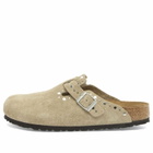 Birkenstock Women's Boston Rivet Clog - Taupe Suede