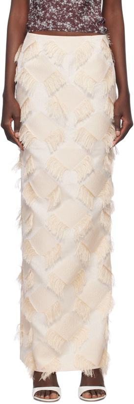 Photo: Paris Georgia Beige Iona Maxi Skirt