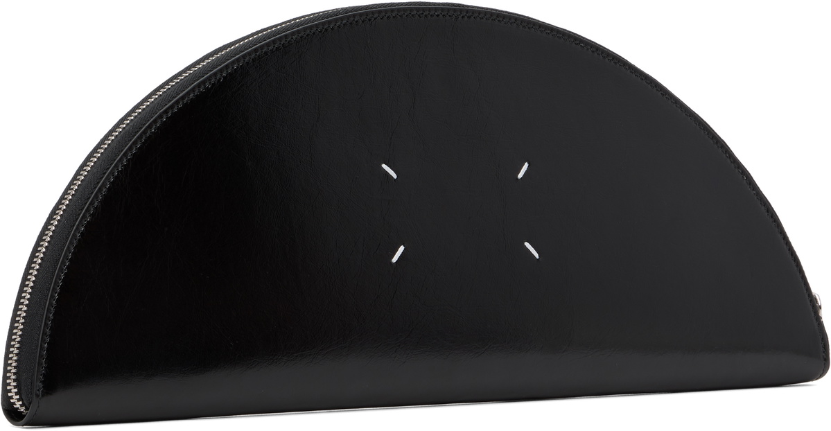 Maison Margiela Black Big Halfmoon Clutch