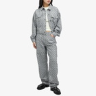 Daily Paper Women's Avery Meda Jeans in White/Blue