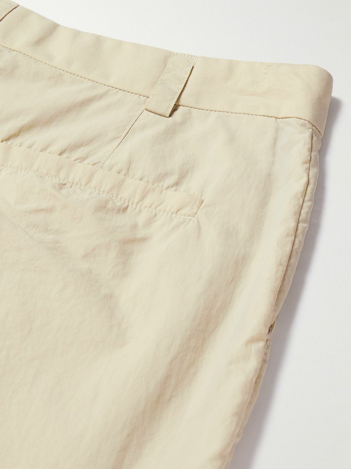 SAIF UD DEEN - Serwal Slim-Fit Shell Cargo Trousers - Neutrals