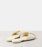 Bottega Veneta Blink Intrecciato leather slides