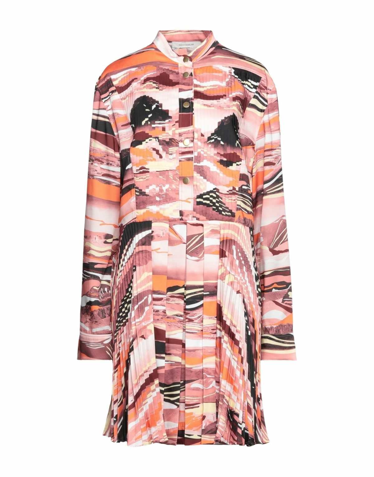 Cedric Charlier Womens Mini dress in Orange
