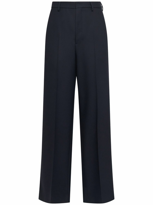 Photo: AMI PARIS Wide Wool Gabardine Pants