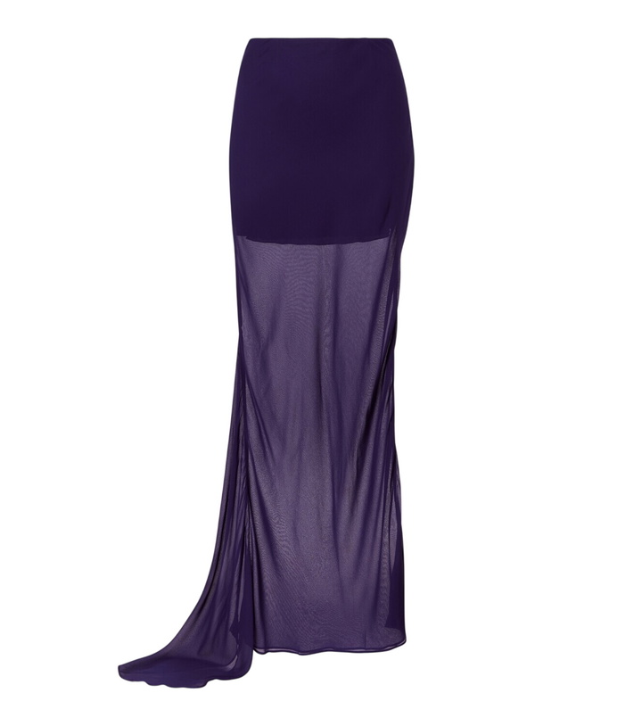 Photo: De La Vali Diosa georgette maxi skirt