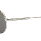 Saint Laurent Sunglasses Men's Saint Laurent SL 561 Sunglasses in Silver/Grey