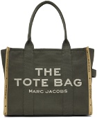 Marc Jacobs Khaki 'The Jacquard Large' Tote