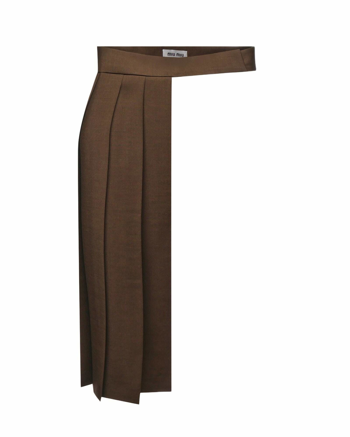 Miu Miu Black Stretch Cashmere Blend Mini Skirt Miu Miu