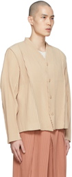 Homme Plissé Issey Miyake Beige Polyester Blazer