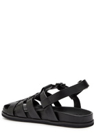 Grenson Quinton Leather Sandals Black