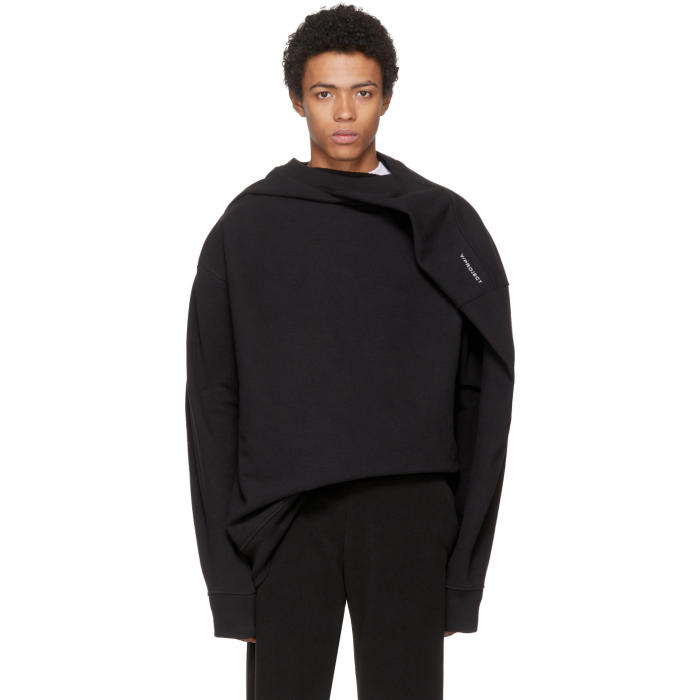 Y-Project Black Deconstructed Sweatshirt Y/Project