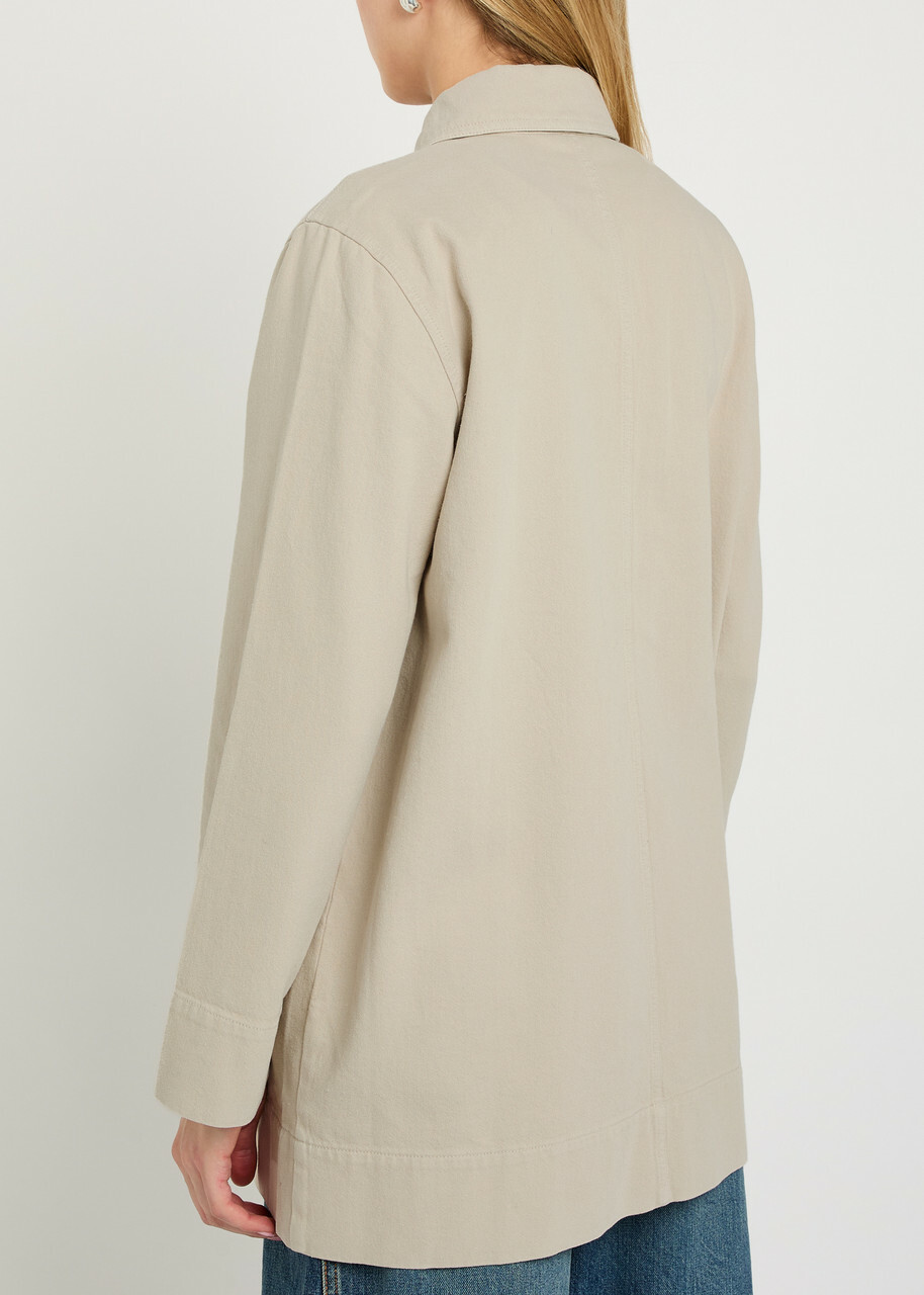 Eileen Fisher Cotton Overshirt Beige