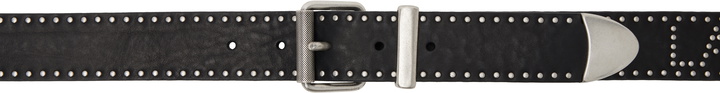 Photo: Palm Angels Black Studs Leather Belt