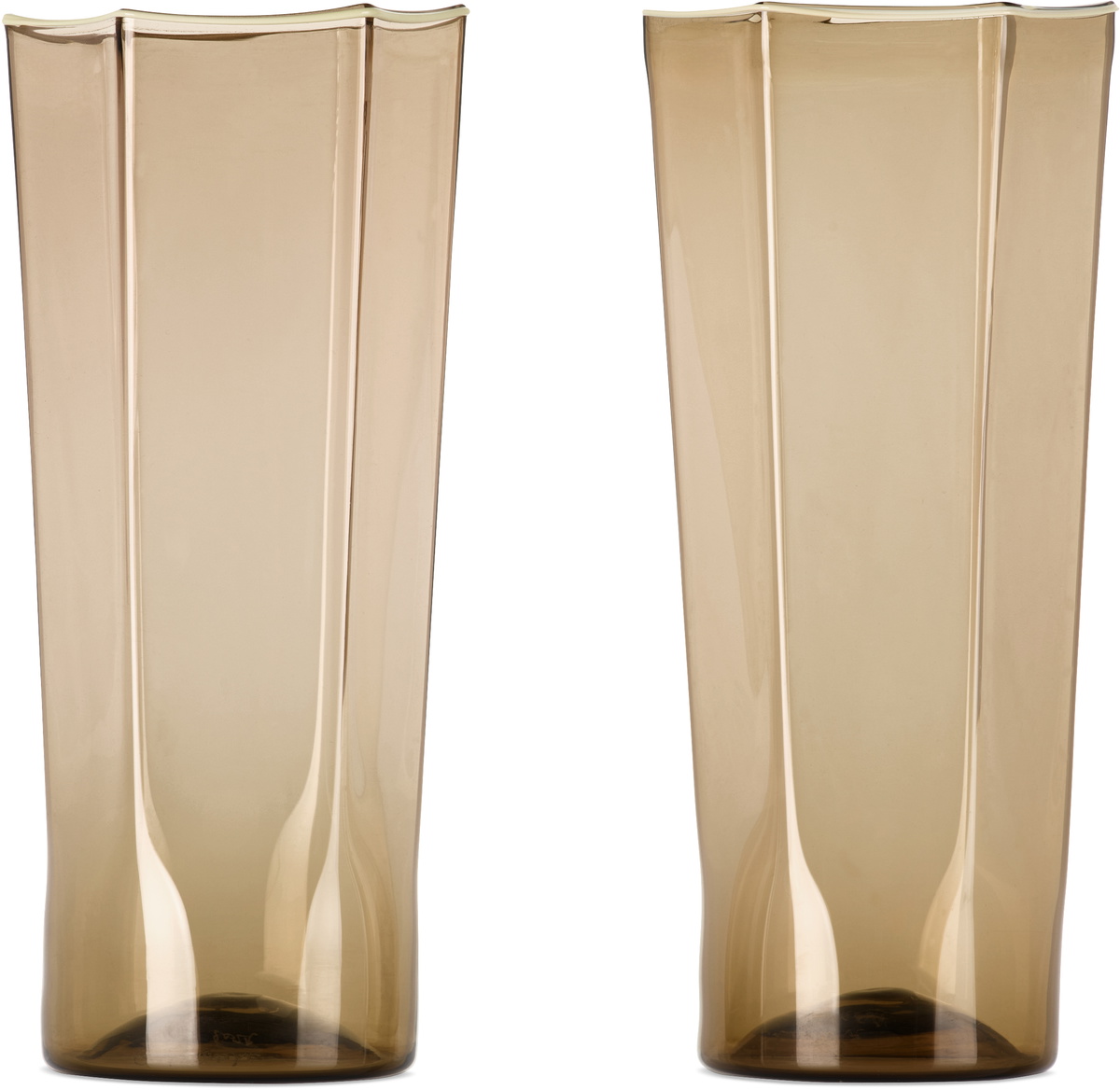 Charlie Larouche-Potvin Brown Hexagonal Tumbler Set