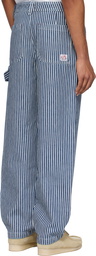 A.P.C. Navy & Off-White Gustav Jeans