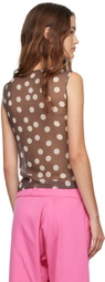 Caro Editions Brown Alexa Top