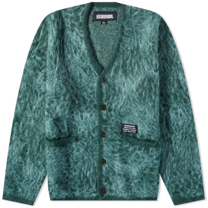 Photo: Neighborhood Men's Mohair Cardigan in Green