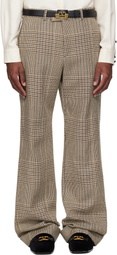 Valentino Beige Rolled Cuff Trousers