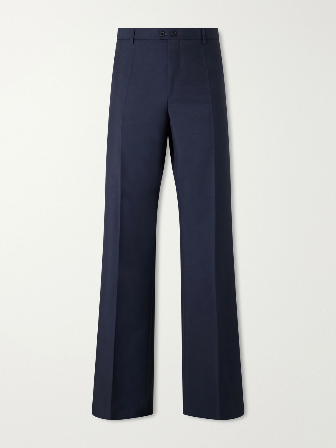 Jil Sander - Straight-Leg Wool and Mohair-Blend Trousers - Blue