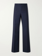 Jil Sander - Straight-Leg Wool and Mohair-Blend Trousers - Blue