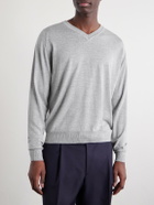 John Smedley - Bill Nighy Merino Wool Sweater - Gray