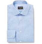 Emma Willis - Slim-Fit Linen Shirt - Blue