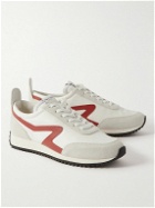 Rag & Bone - Suede and Leather-Trimmed Tech-Shell Sneakers - White